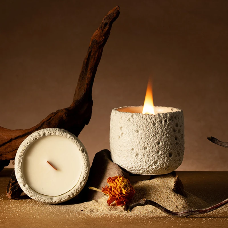 White Noise Aromatherapy Essential Oil Candle Indoor Home Use Niche Gift Relaxing Scents for Stress Relief And Wellbeing