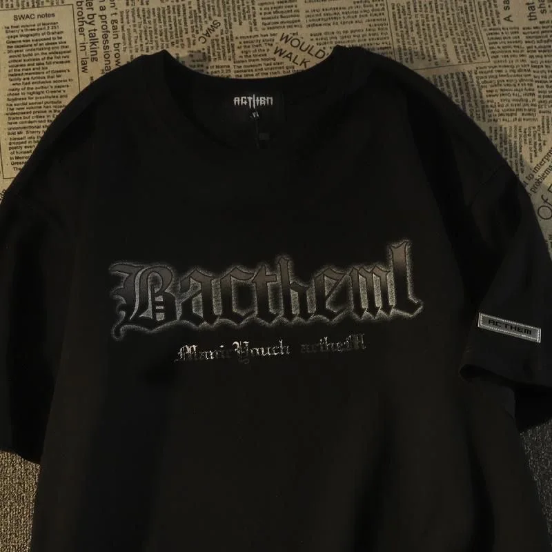 レディース特大原宿Tシャツ,サマートップ,y2kストリートウェア,衣類