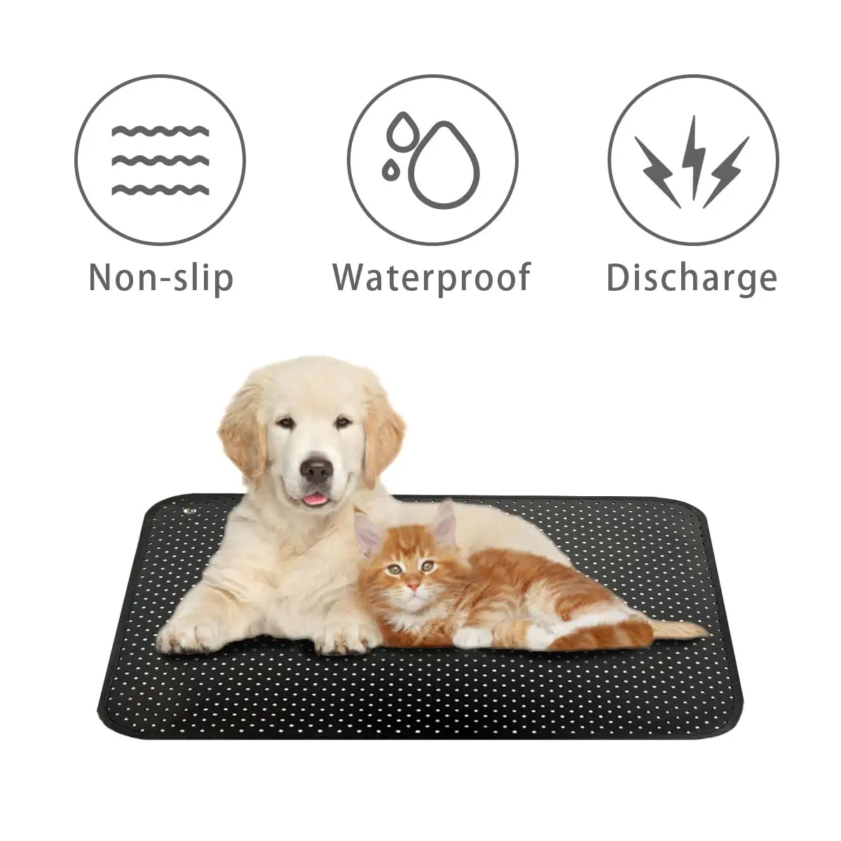 Amradield Pet Grounding Pad: Summer-Ready Mat with Earthing Holes to Reduce Pet Anxiety & Insomnia - view 4