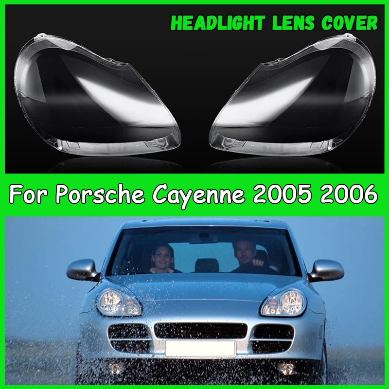 

Для Porsche Cayenne 2005 2006, крышка фар автомобиля, абажур, крышка фары, автомобильные аксессуары, автозапчасти