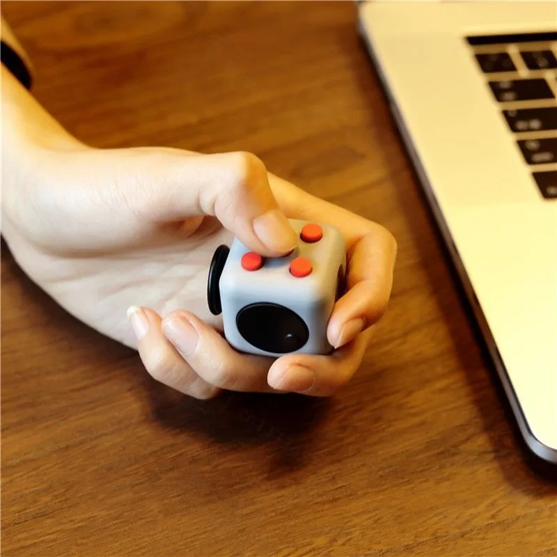 Stress Relief Dice Infinite Cube Fidget Toy Portable Decompression Square for Student Adult Anxiety Relief Creative Holiday Gift