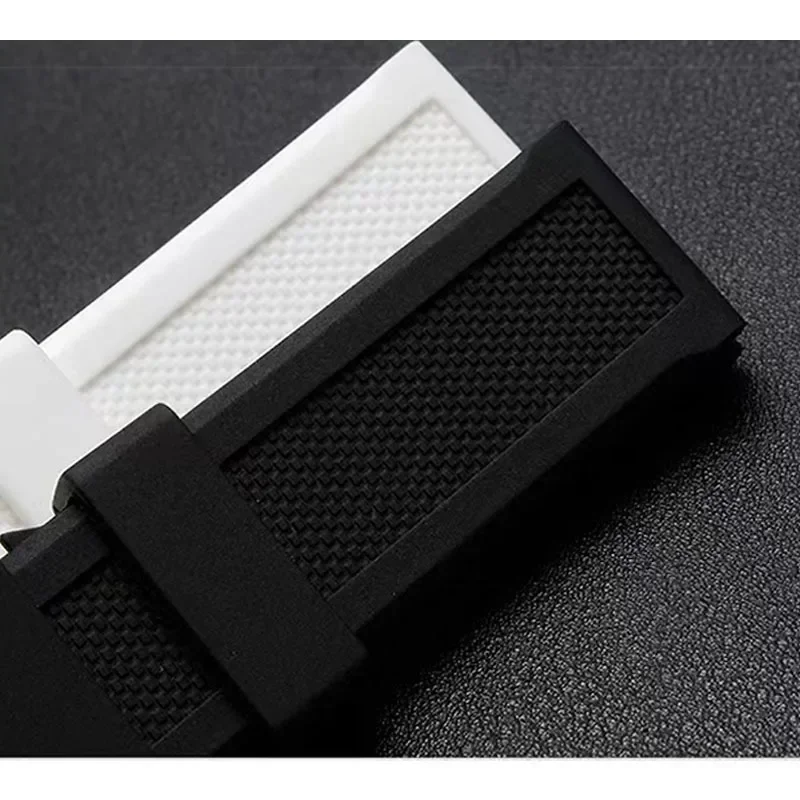 23mm Rubber Watch Band for Luminox Silicone Strap 3051 8800 3080 1820 7251 3050 Men Black Strap Sport Waterproof Bracelet