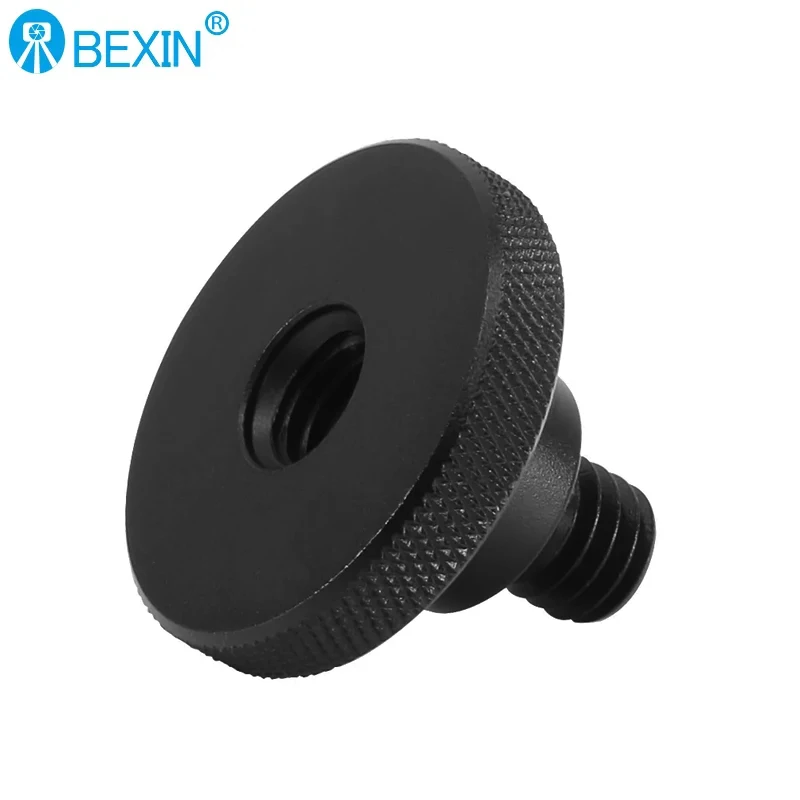 BEXIN 1/4 to 3/8 Conversion Screw Camera Tripod Head Monopod Conversion Screw Adapter Aluminum Alloy Mounting Screws Accessories