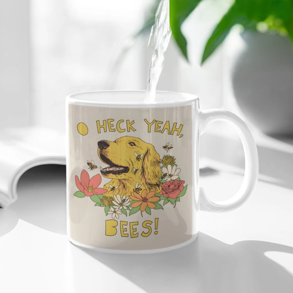 

Spicy Dog Treats Ceramic Cup Coffee Oatmeal Breakfast Cup Creative Personality Mug