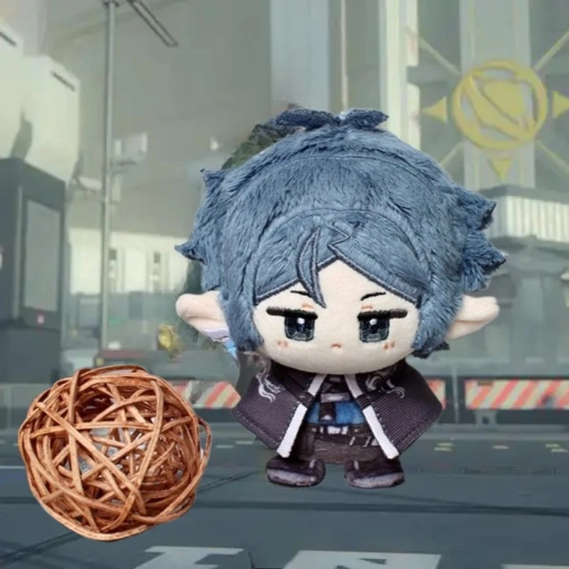 

12 см аниме-игра Arknights Chong Yue Amiya Kawaii, мягкая хлопковая кукла Данго, мультяшная мини-игрушка, фигурка, брелок для фанатов, декор, подарок