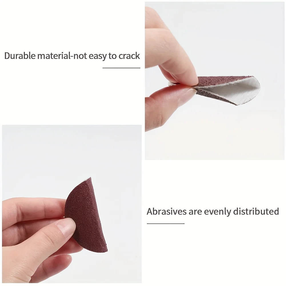 100pcs 2 inch 50mm Sandpaper Set 60-3000 Grit Sanding Discs Round Shape Hook and Loop Sandpaper Abrasive Polishing Tool for Wood
