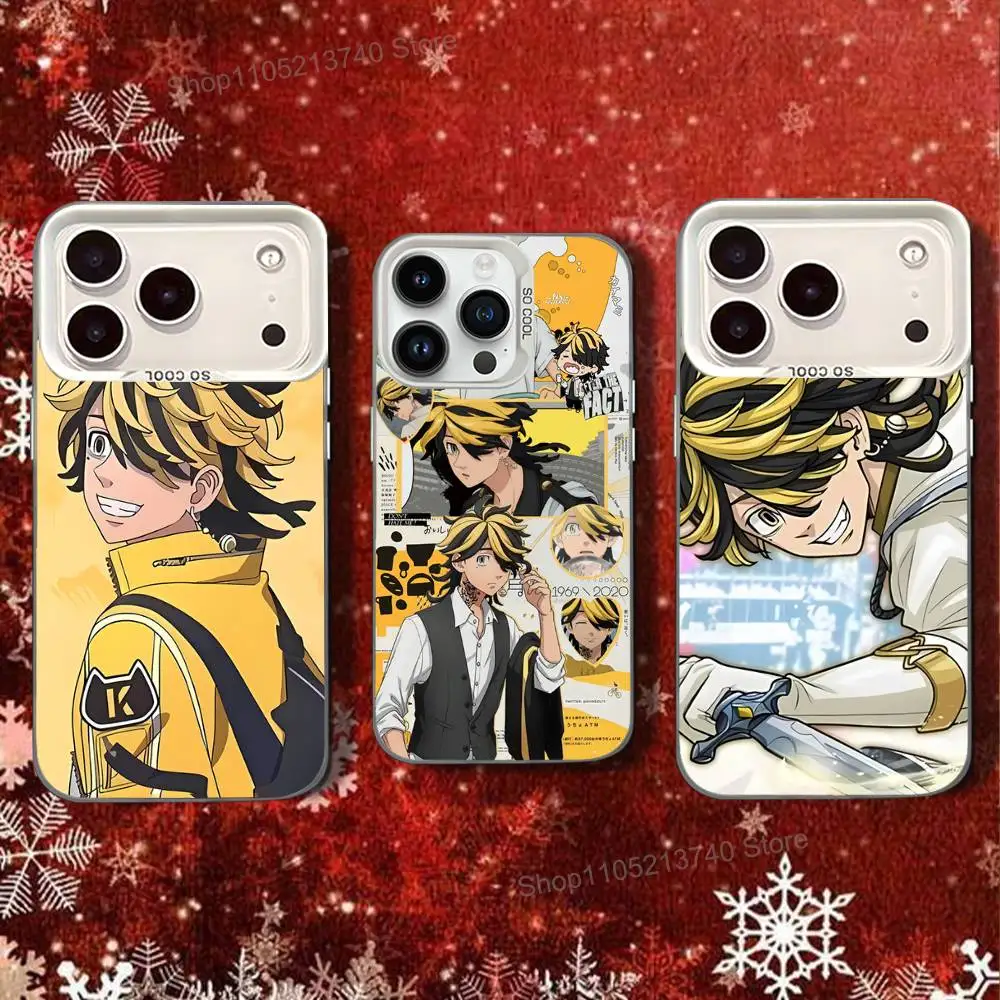 

K-Kazutora Tokyo H-Hanemiya For iPhone 14,16,15,17,13,12,11,Pro,SE4,Max,Plus,Air,Mini Phone Case White Candy Shockproof Cover