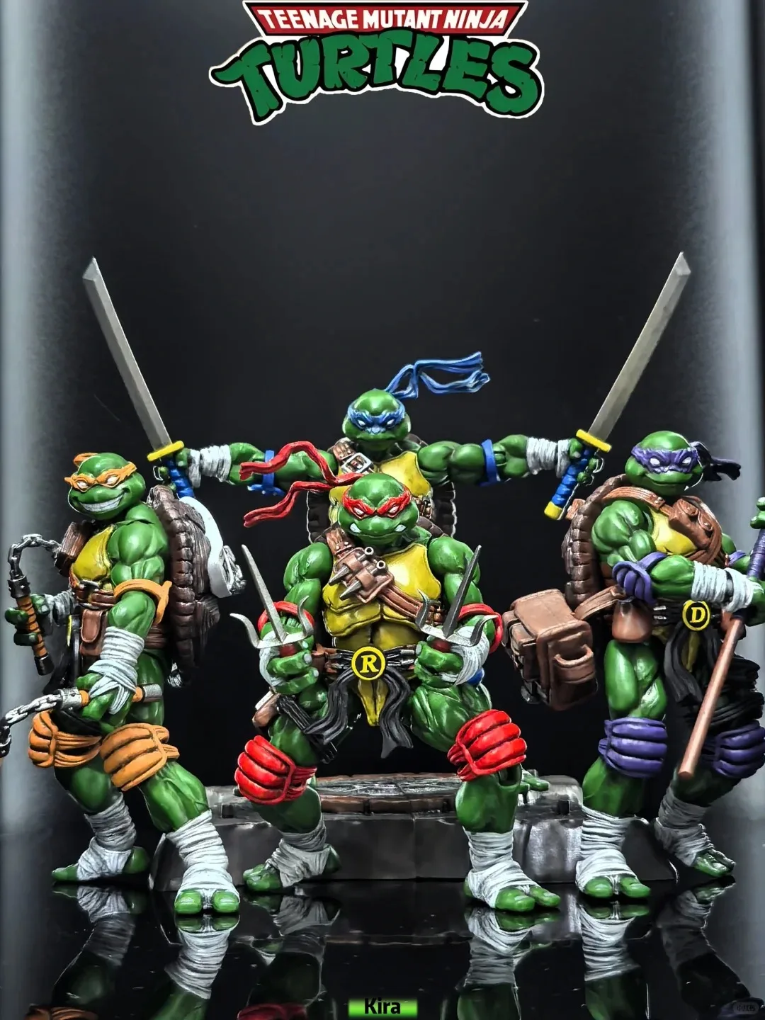 

Teenager Ninja Turtles Leonardo Quadruple Authorization Raphael 1:18 Donatello Movable Model Playing Figure Michelangelo