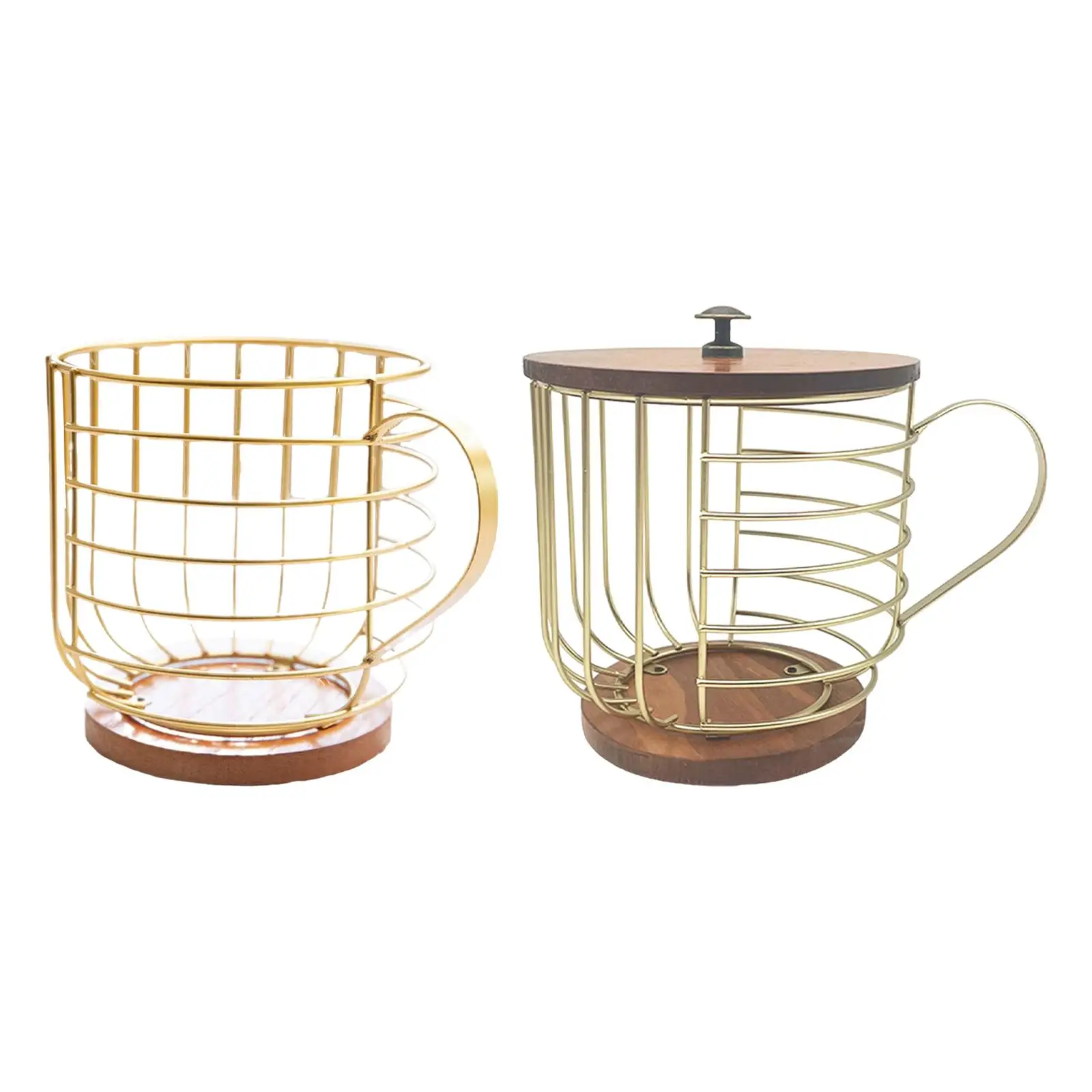 

Coffee Pod Stand Metal Coffee Capsule Storage Basket for Family Hotel Cafe