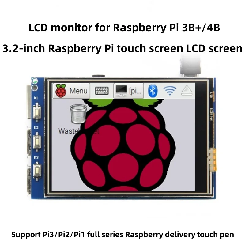 

3.2-inch Raspberry Pi Touch Screen LCD Display for Raspberry Pi 3B+/4B