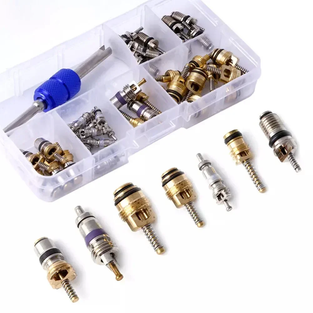 

Комплект сердечников клапанов Сменный сердечник клапана Сердечники автомобильного кондиционера R R A C Высококачественная установка клапана