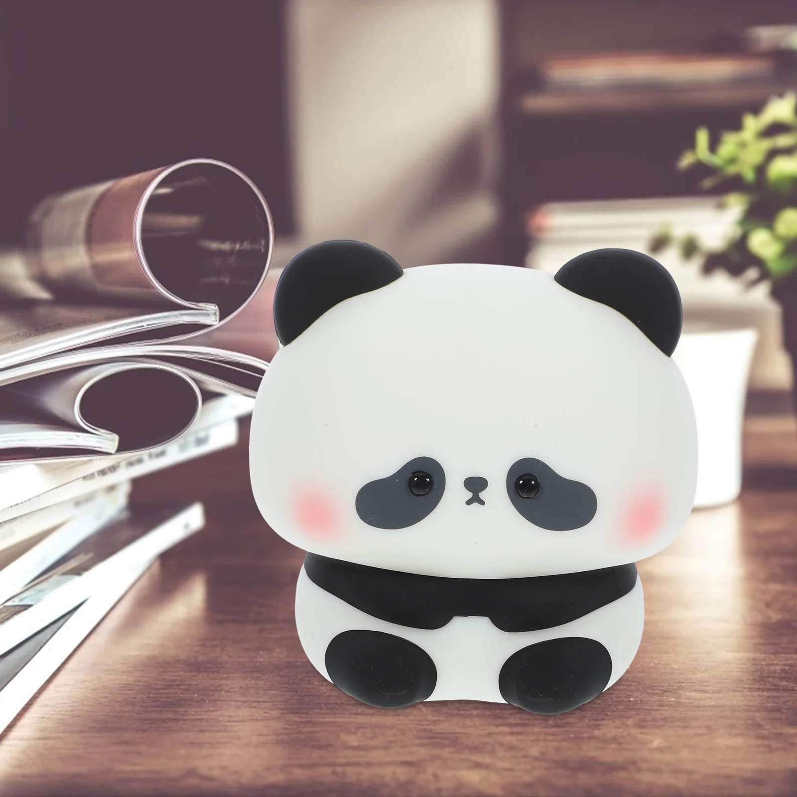 

Night Light Lamp Silica Gel Cute Cartoon Animal Rechargeable Dimmable Bedroom Bedside Lights Glow