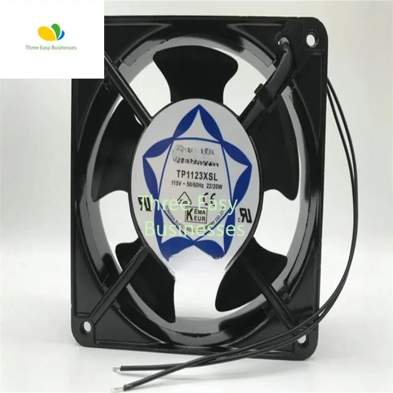 

TP1123XSL 12038 115V 22/20W 12CM two-wire copper wire cooling fan