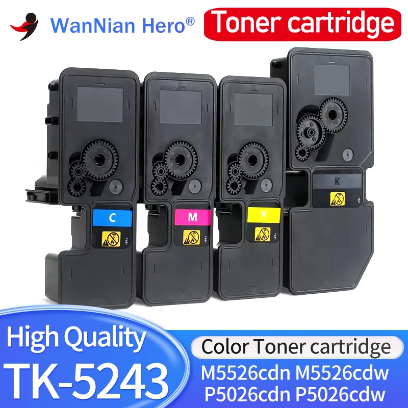 4 color 1set TK-5243 TK5243 Toner Cartridge Compatible For kyocera  M5526cdn M5526cdw P5026cdn P5026cdw Printer Toner cartridge