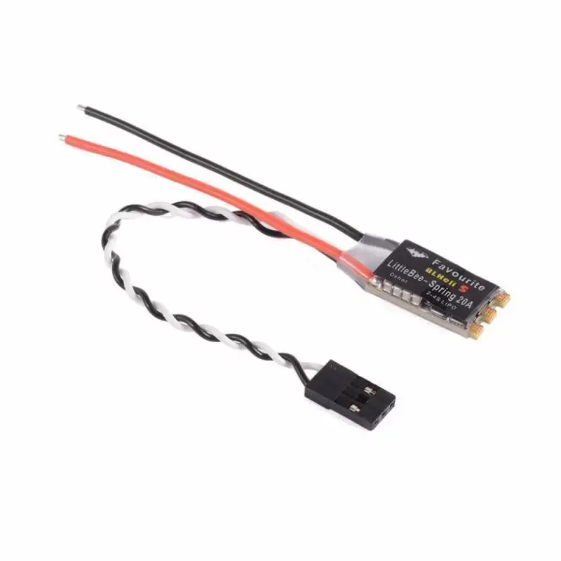 1 uds/4 Uds Little Bee BLHELI-S 20-30A ESC sin escobillas 2-6S compatible con DSHOT Oneshot42 OneShot125 multicóptero FPV QAV250 220 280FPV