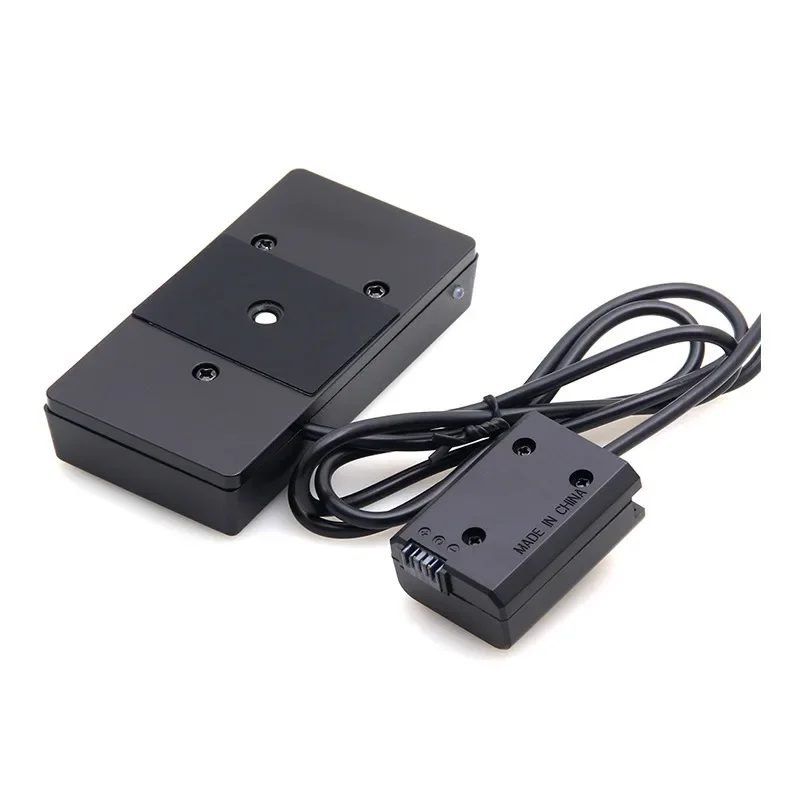 NP-FW50 Dummy Battery to NP-F NP-F970 Battery Adapter Hot Shoe Mount Plate 1/4