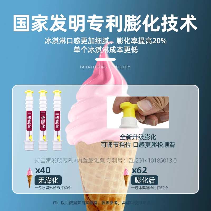 

Guangshen Ice Cream Machine Commercial Fully Automatic Desktop Ice Cream Machine Continuous Big Sundae Soft Ice