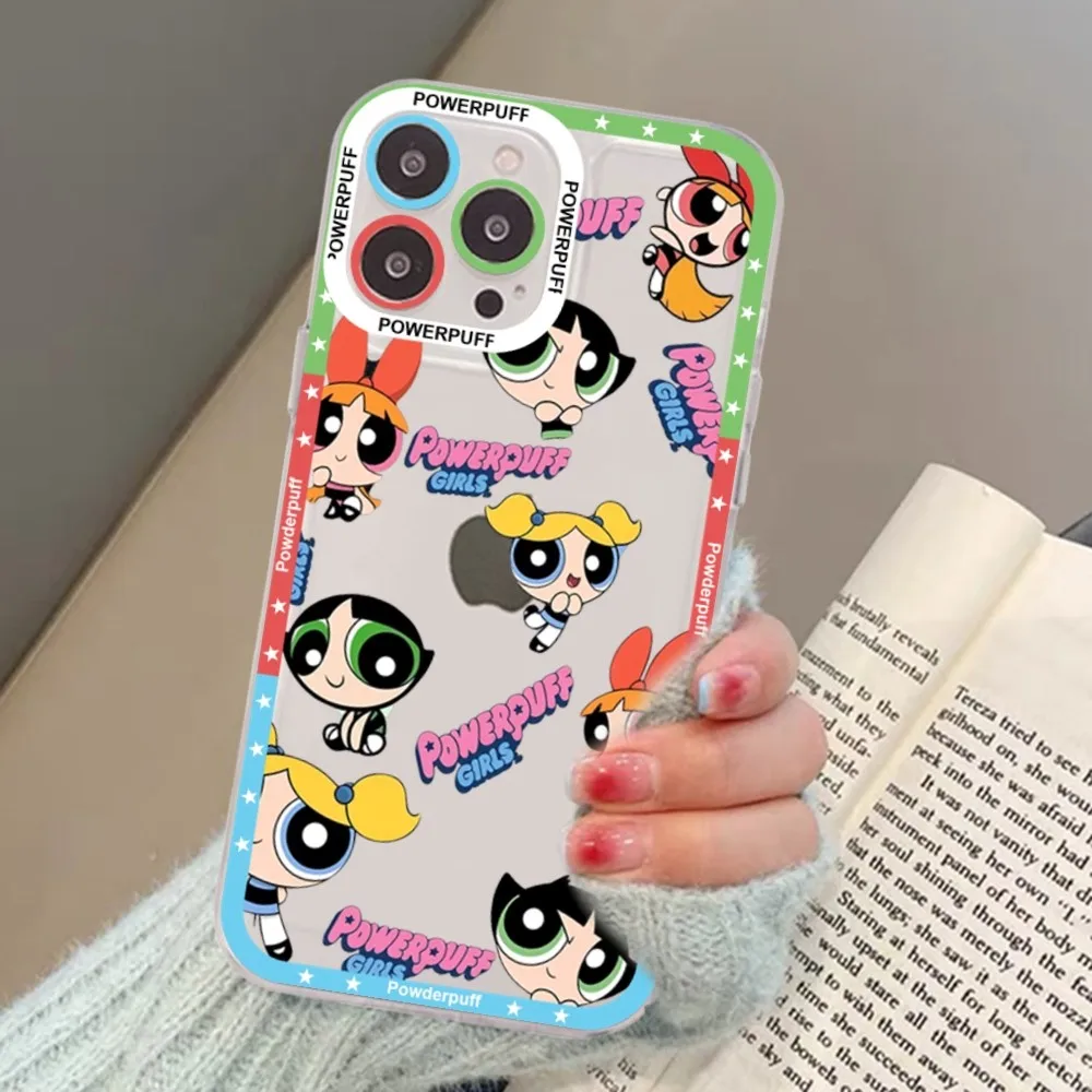 Cute Cartoon Powerpuffs Girls For Redmi 7 8 9 A For Redmi Note 5 7 8 9 10 11 Pro Max 4G 5G Funfas