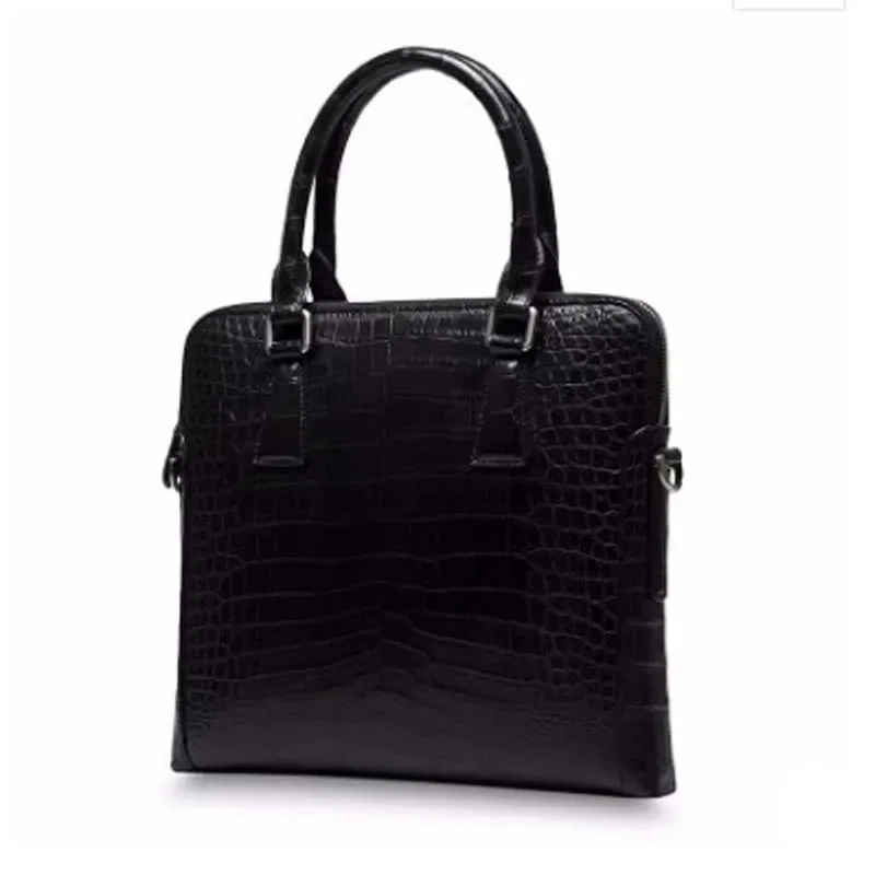 ourui new crocodile leather male  men briefcase  new  crocodile leather  Men bags  men clutch bag view 2