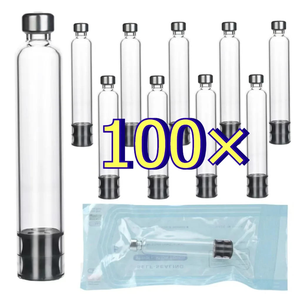 100個入り-3ml-空インスリンカートリッジ-滅菌済み-個別包装-カセットボトル-使い捨て注射ペン用