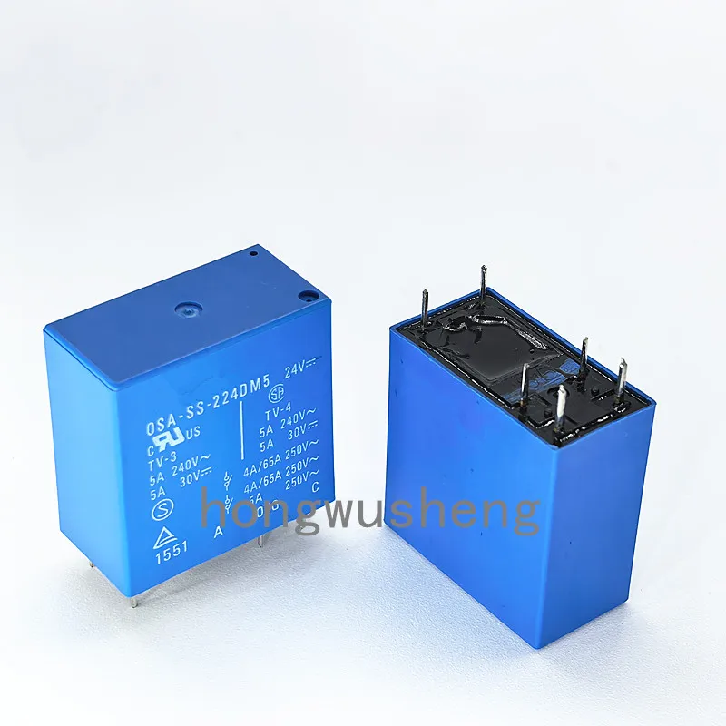 100% New 1pcs  OSA-SS-224DM5  DC24V  relay  5A  6pins