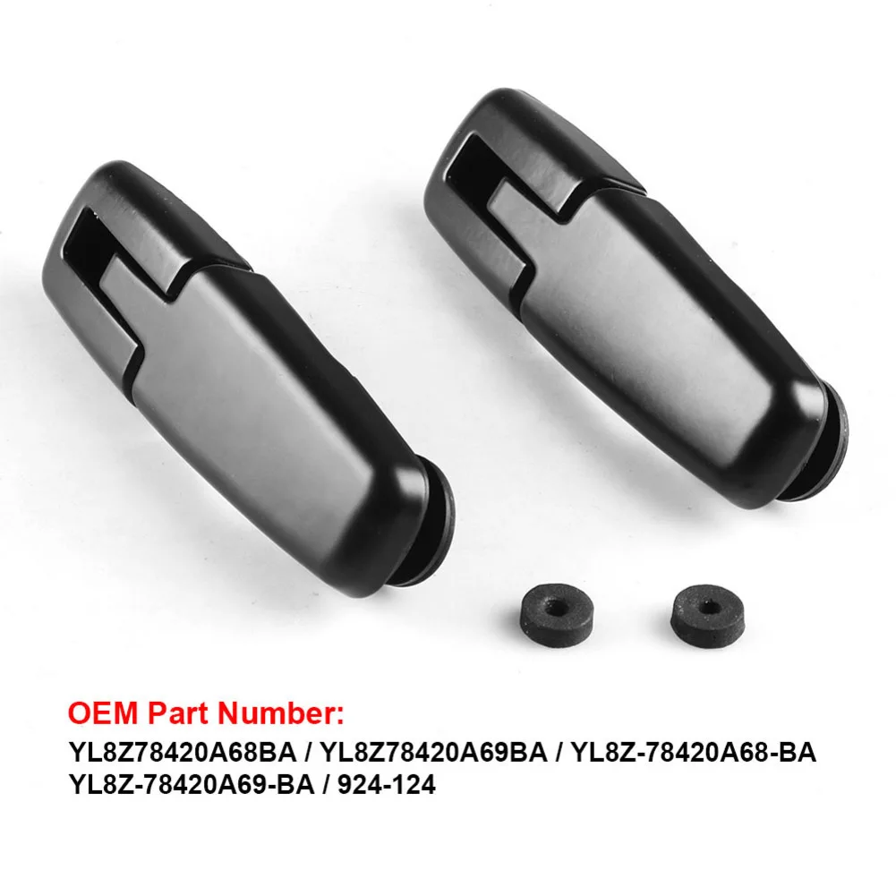 For Ford Escape 2001 To 2007 Rear Window And Trunk Glass Hinges Left Right Set With Hardware For Mercury 2005 To 2007