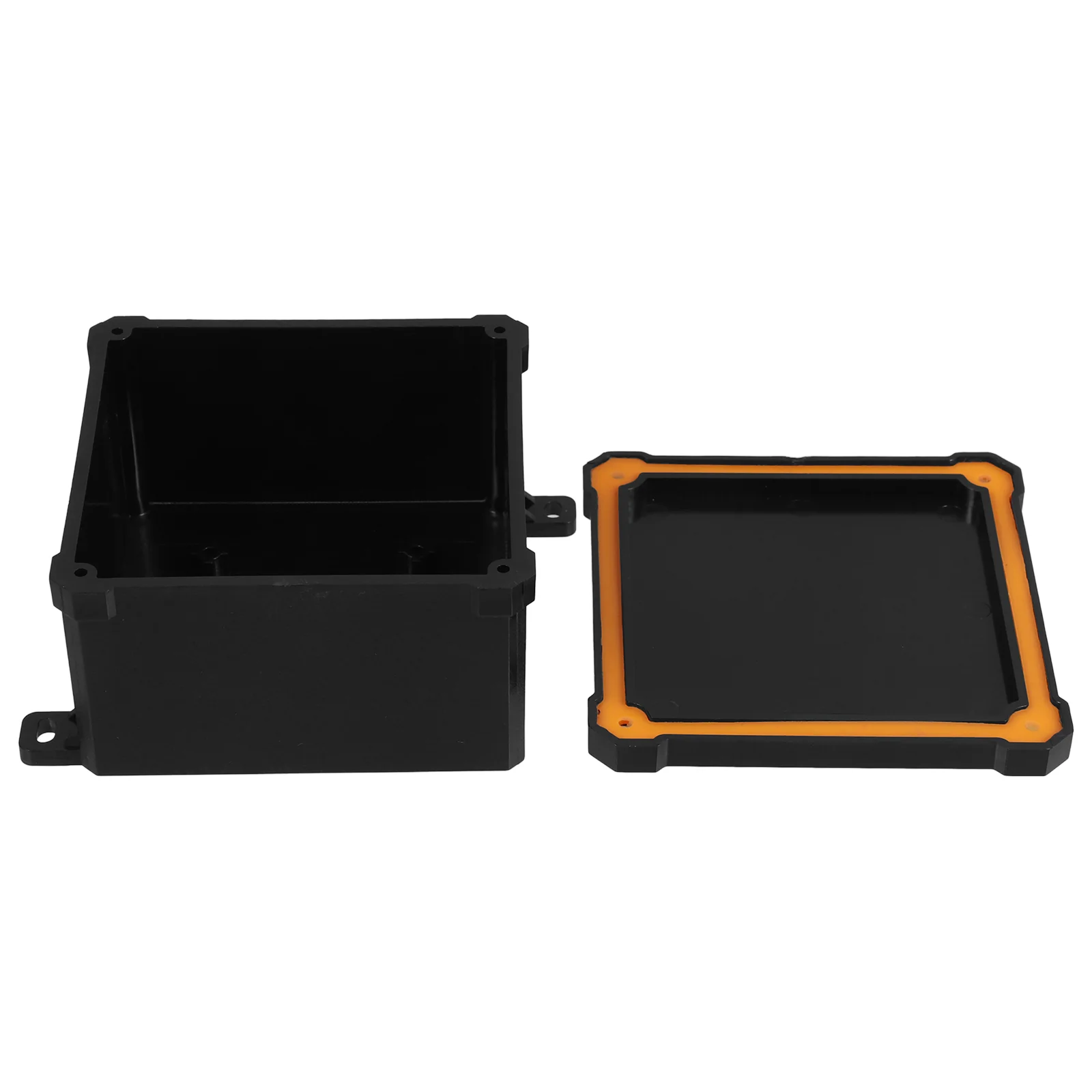 Waterproof Junction Box Reliable Long-term Use Weatherproof Enclosure Boxes Electrical Quick Installation Black Plastic IP