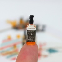 2pcs Dollhouse accessories DIY miniature model toy creative simulation mini liquor whiskey
