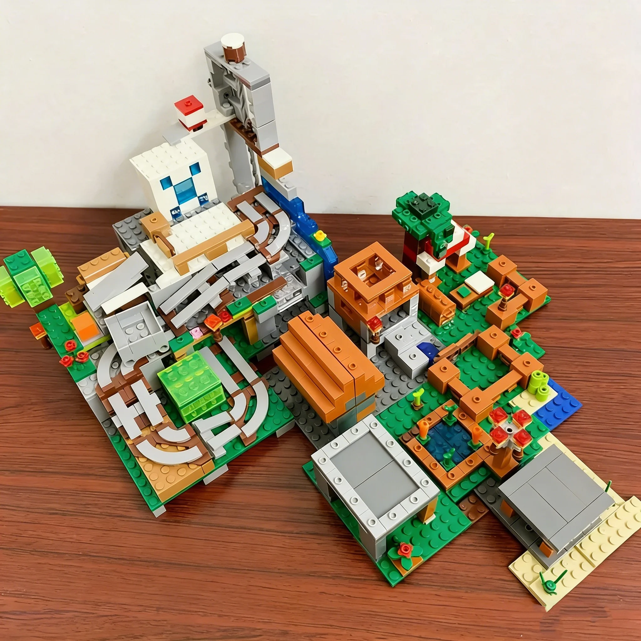 

Механическая пещера + модель деревенского приключения, 2 предмета, подходит для подарков на Хэллоуин/подарков на День Благодарения/Пасхальных подарков/Рождественских подарков