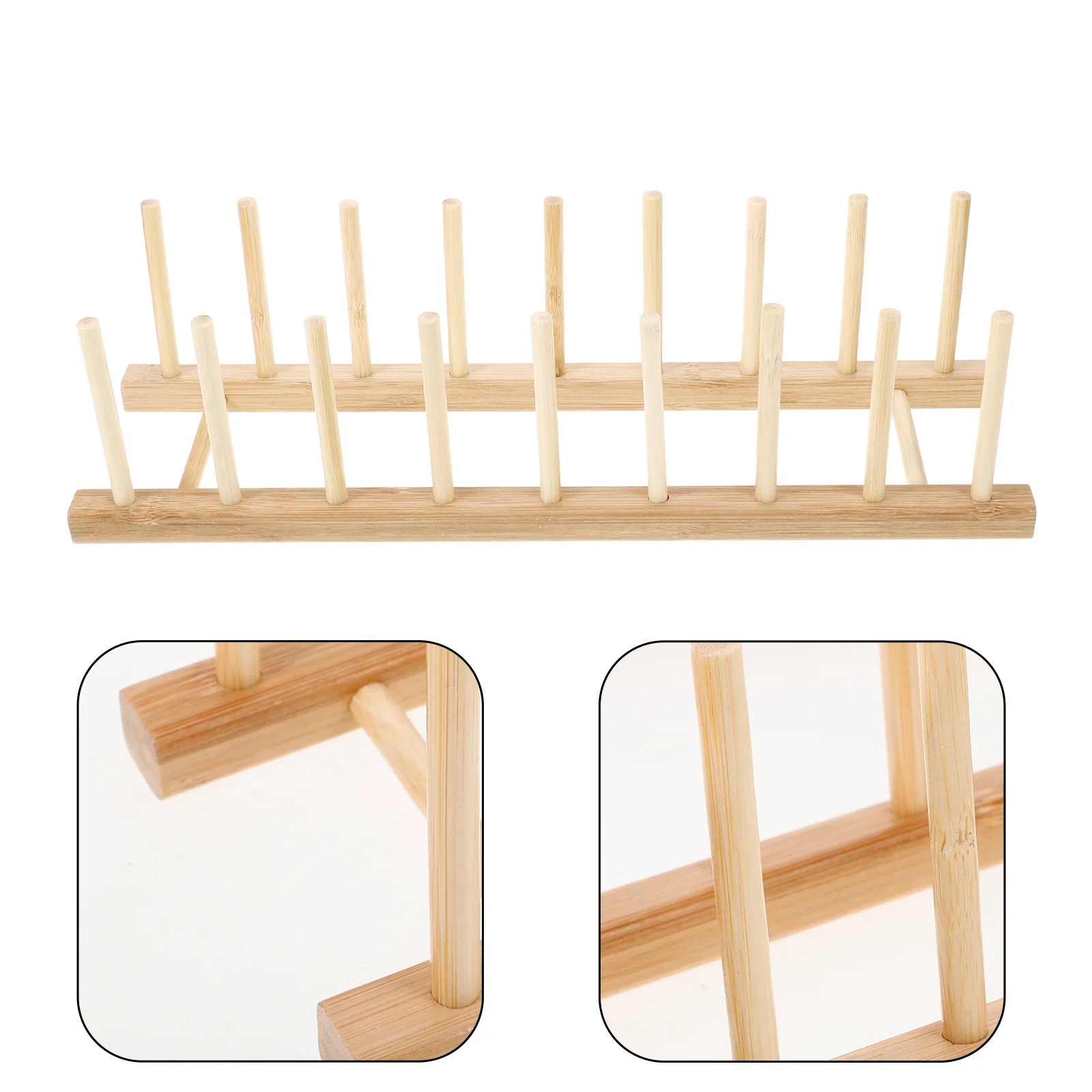 

Wooden Thread Spool Holder Organizer Durable Sewing Tool Large Capacity Prevents Tangled Threads Practical Thread Holder