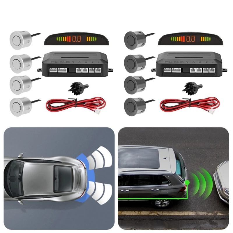 LED Backlight Display Detects Children Low Walls PDC Distance Parking Assistance  Auto Car Rainproof Anti Freeze