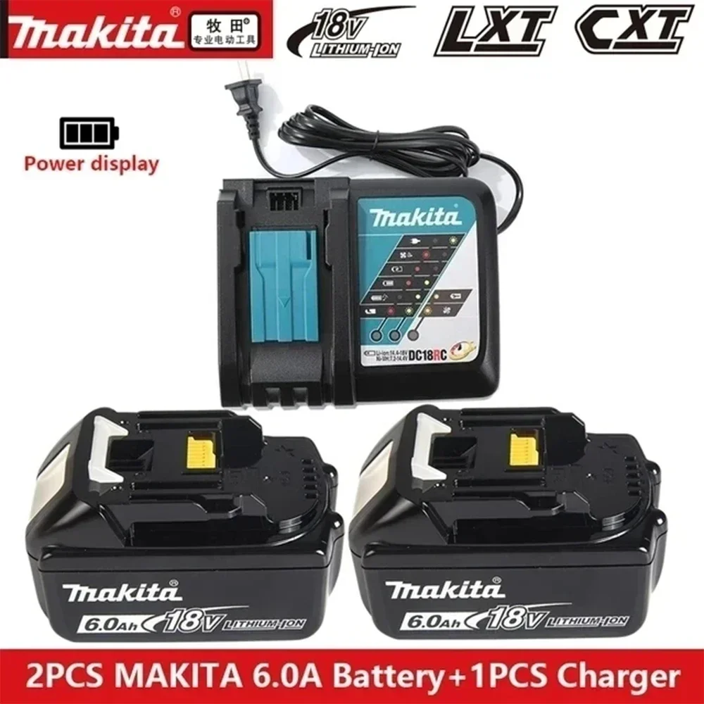 

100% Genuine Makita 6Ah/5Ah/3Ah Makita 18V Battery BL1840 BL1830B BL1850B BL1850 BL1860 BL1815 Replacement Lithium Battery