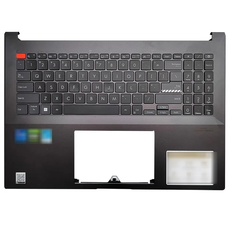 S  Palmrest for ASUS Vivobook Pro 16X M7600Q X7600 N7600Z Keyboard US Black