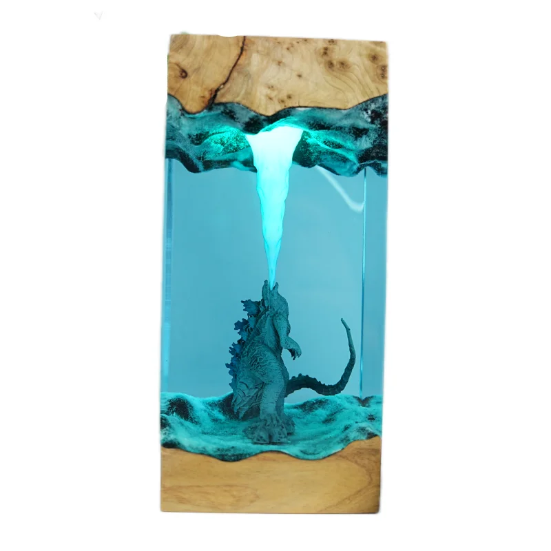 اليدوية بارد Gorgonites الراتنج سطح المكتب الحلي هدايا عيد ميلاد للأصدقاء المحيط موضوع ليلة مصباح لعبة الشكل تحصيل