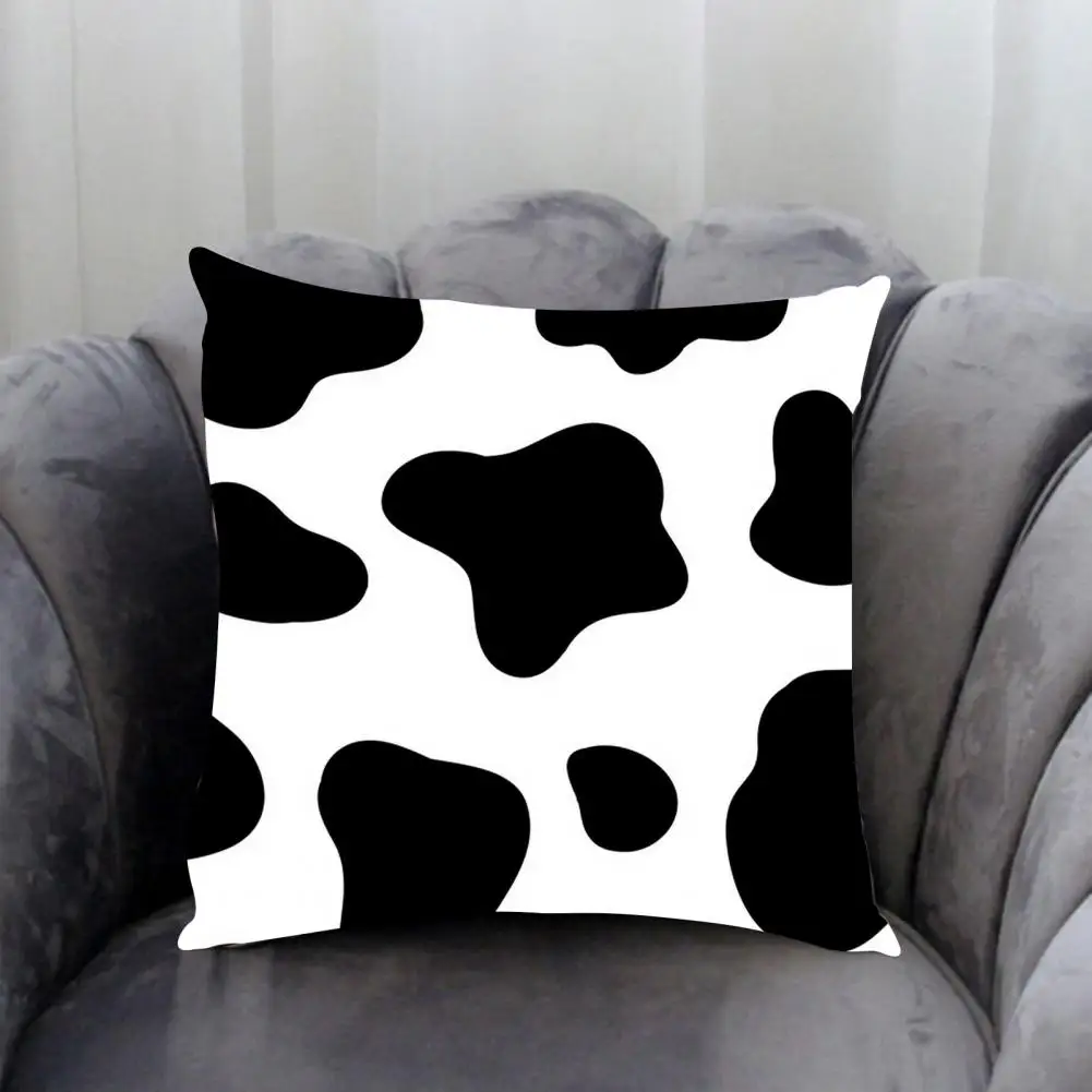 Funda de almohada decorativa suave con cremallera oculta, fundas de cojín impresas para un mantenimiento fácil, juego de resistencia al desgaste