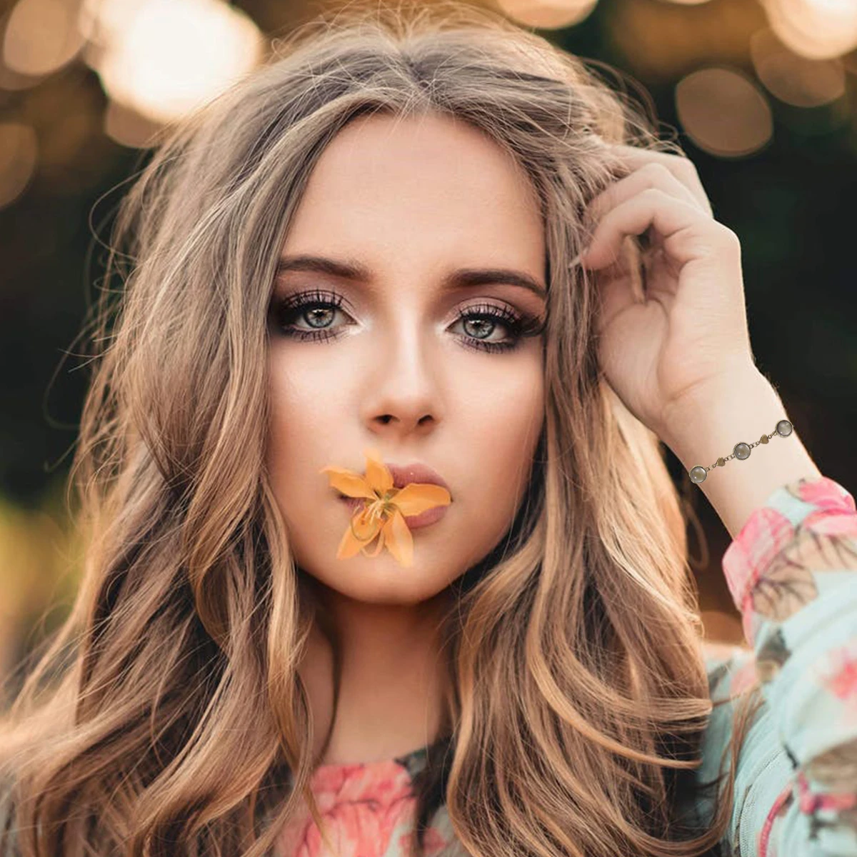 

5PCS H made Bracelet Supplies Alloy Charm Pendant DIY Jewelry Making Kits Retro Style Blank Pieces Bracelet Accessories