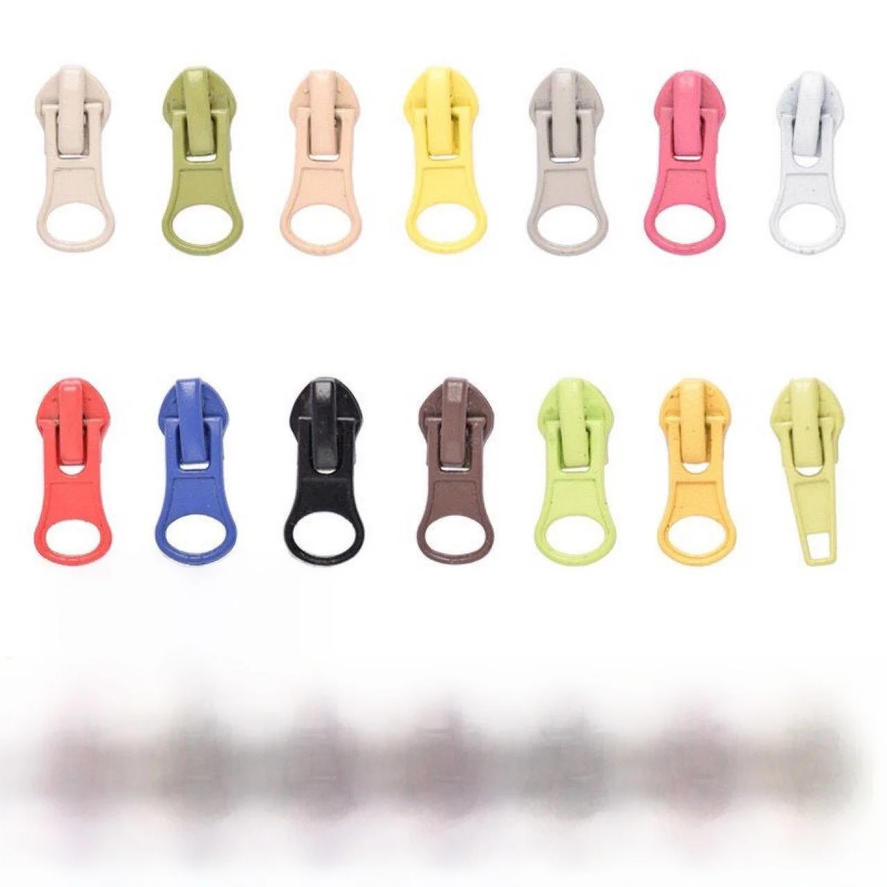 

No.7 No.5 Nylon Universal Self-Locking Zipper Pulls down Pieces down Jacket School Uniform Bag Versatile Zipper Heads