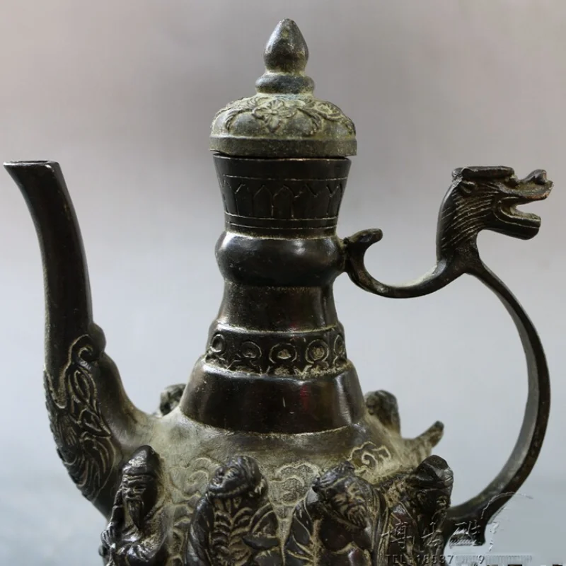 Vintage Chinese Bronze Teapot - đánh giá và giá Collectible Vintage Wine