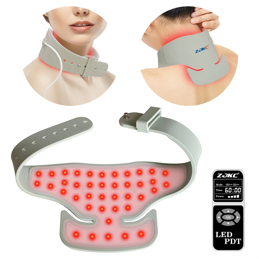 

ZJKC Red Light Therapy Neck Pad 126pcs Infrared Therapy LED Panel Improve Joint Inflammation for Cervical Spondylopathy Portable