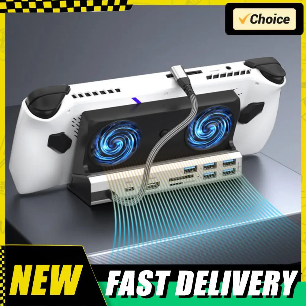 

Dock Console Hub HDMI-Compatible USB C Docking Station 4K 60Hz Gigabit Ethernet 1000Mbps Type C USB 3.0 2.0 RJ45 for Steam Deck