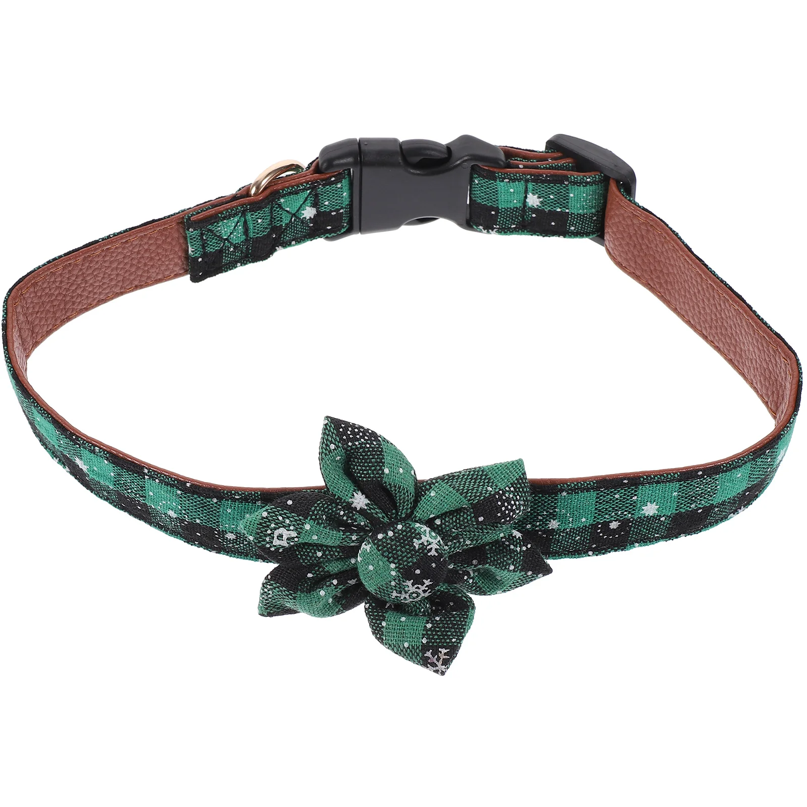 

Adorable Christmas Pet Adjustable Fabric Cat Dog Collar Decorative Puppy Collar Small Large Kitten Neck Accessory Comfortable