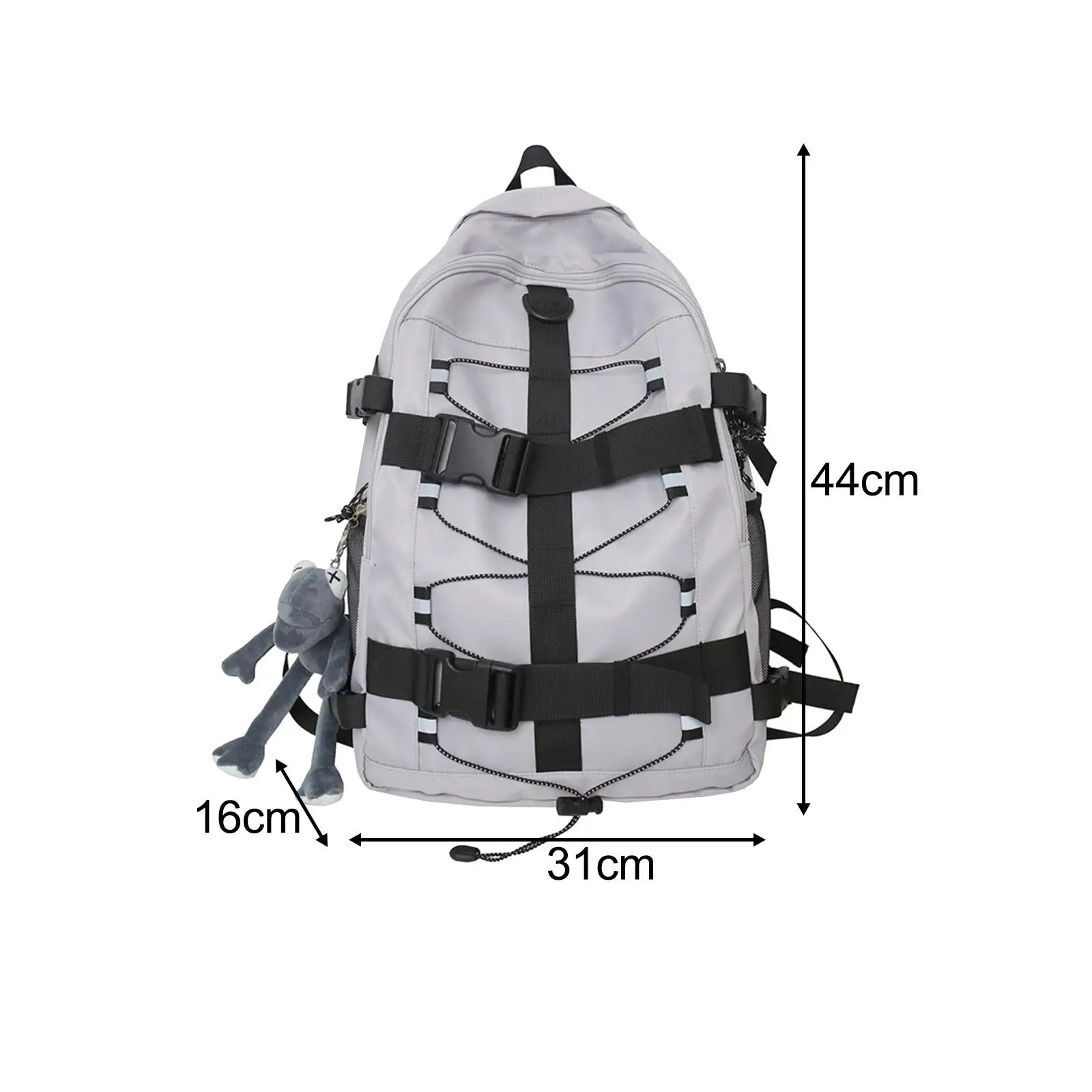 Backpack Female Packsack Durable Storage Organizer Carry on Backpack Skateboard