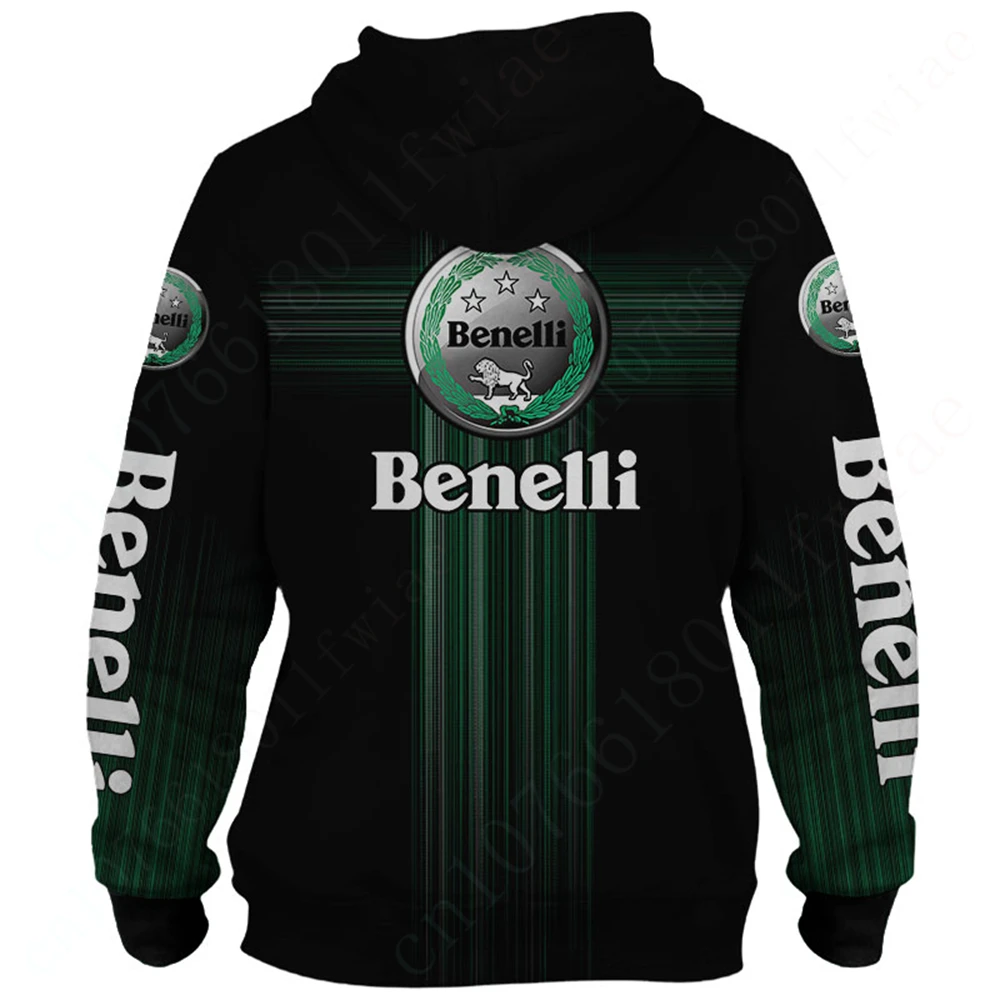 Benelli Harajuku 3D Printing Zip Hoodies Unisex Clothing Anime Hoodies For Men Women Essentials Pullover Casual Sweatshirt Top