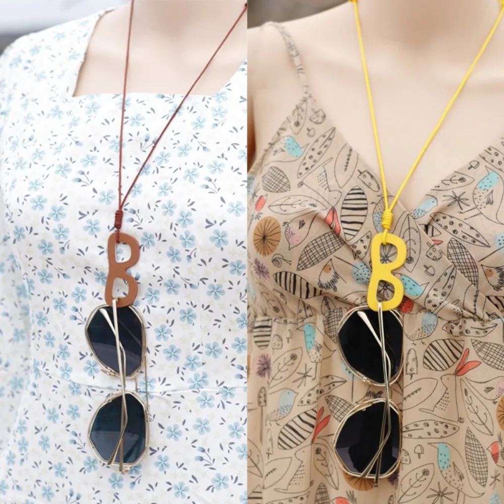 

Portable Adjustable Eyeglasses Rope PU Leather Hanging Eyeglasses Lanyard Neck Cord Multi Functional Glasses Holder Women Men