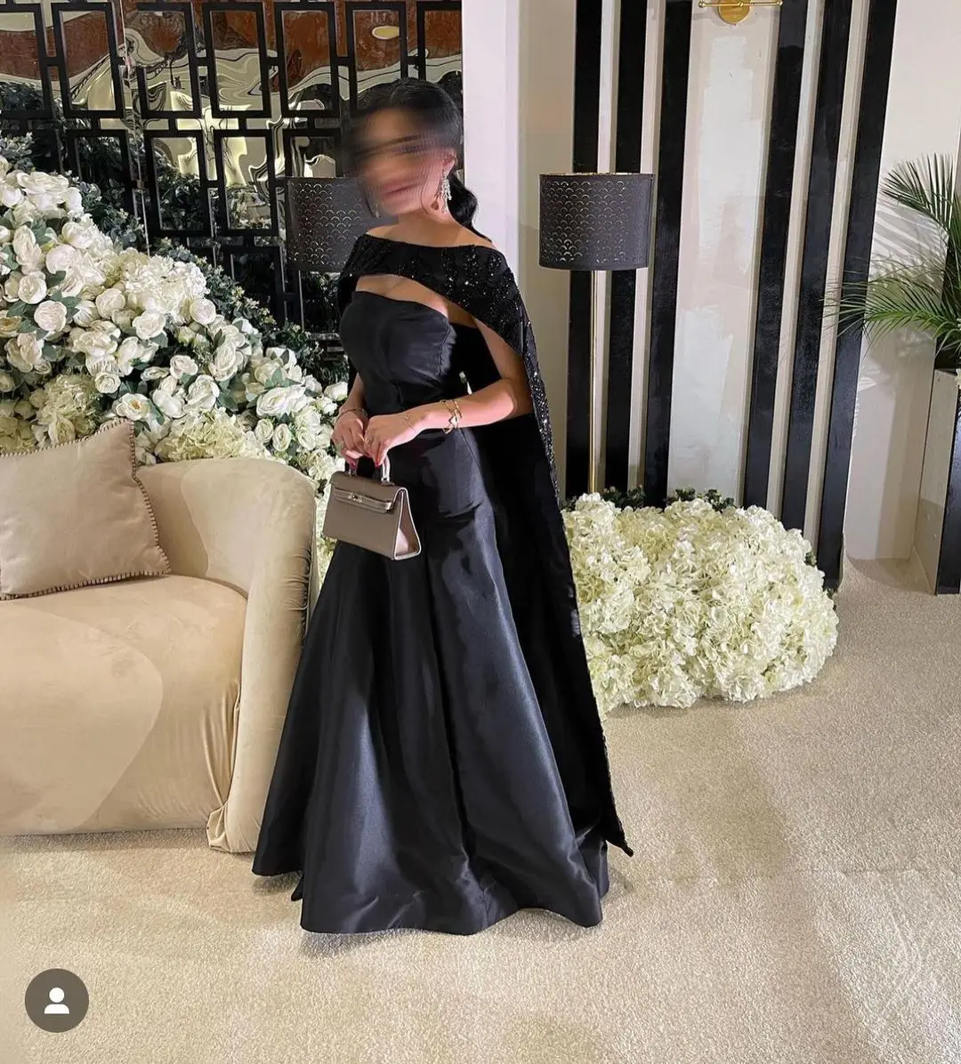 Vintage Black Satin Evening Prom Dresses with Shawl Strapless Floor Length Pleated Beadings Party Dresses vestidos de fiesta