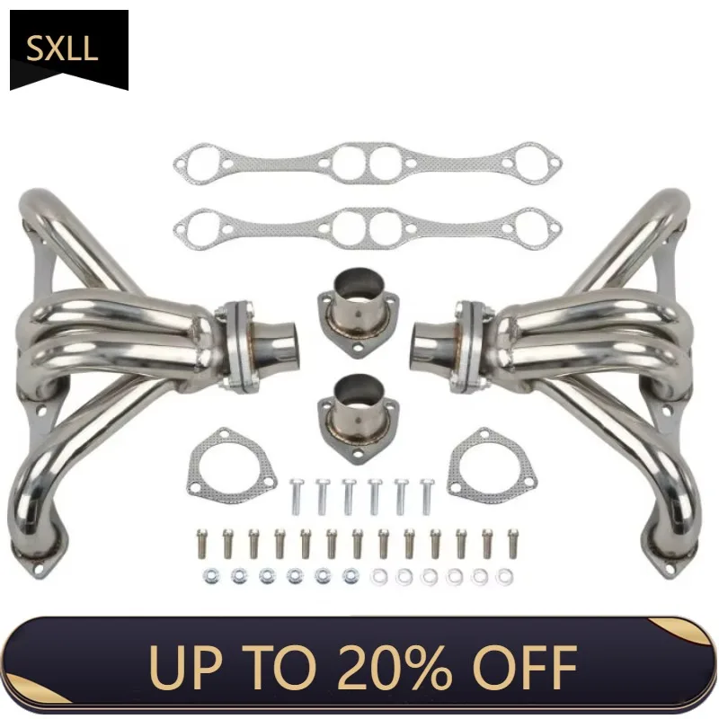 

SXLL 1955 + Hug Block SBC V8 262 265 283 305 327 350 400 Exhaust Manifold Header Washer Kit for T-304 Exhaust Manifold Header