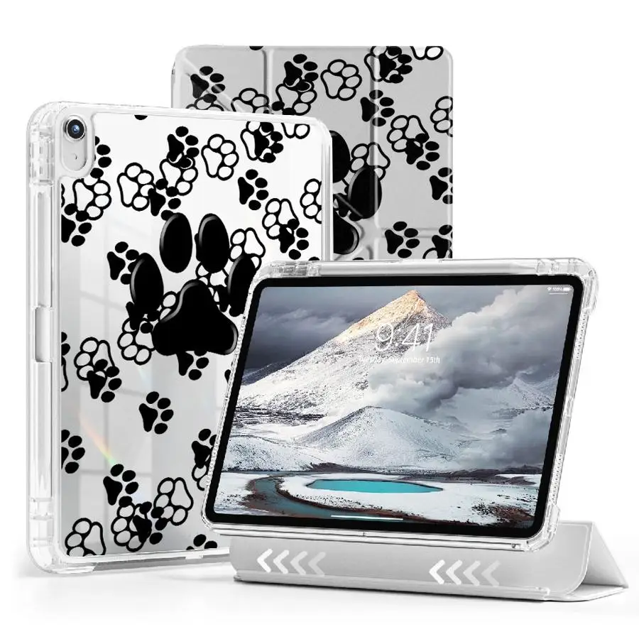 Full Screen Paw Tablet Case For iPad Mini 6 7 Air 4 5 M3 M2 M4 11inch 11th 10th 9th 8th 7th 12.9inch Pro 2025 Holder Cover