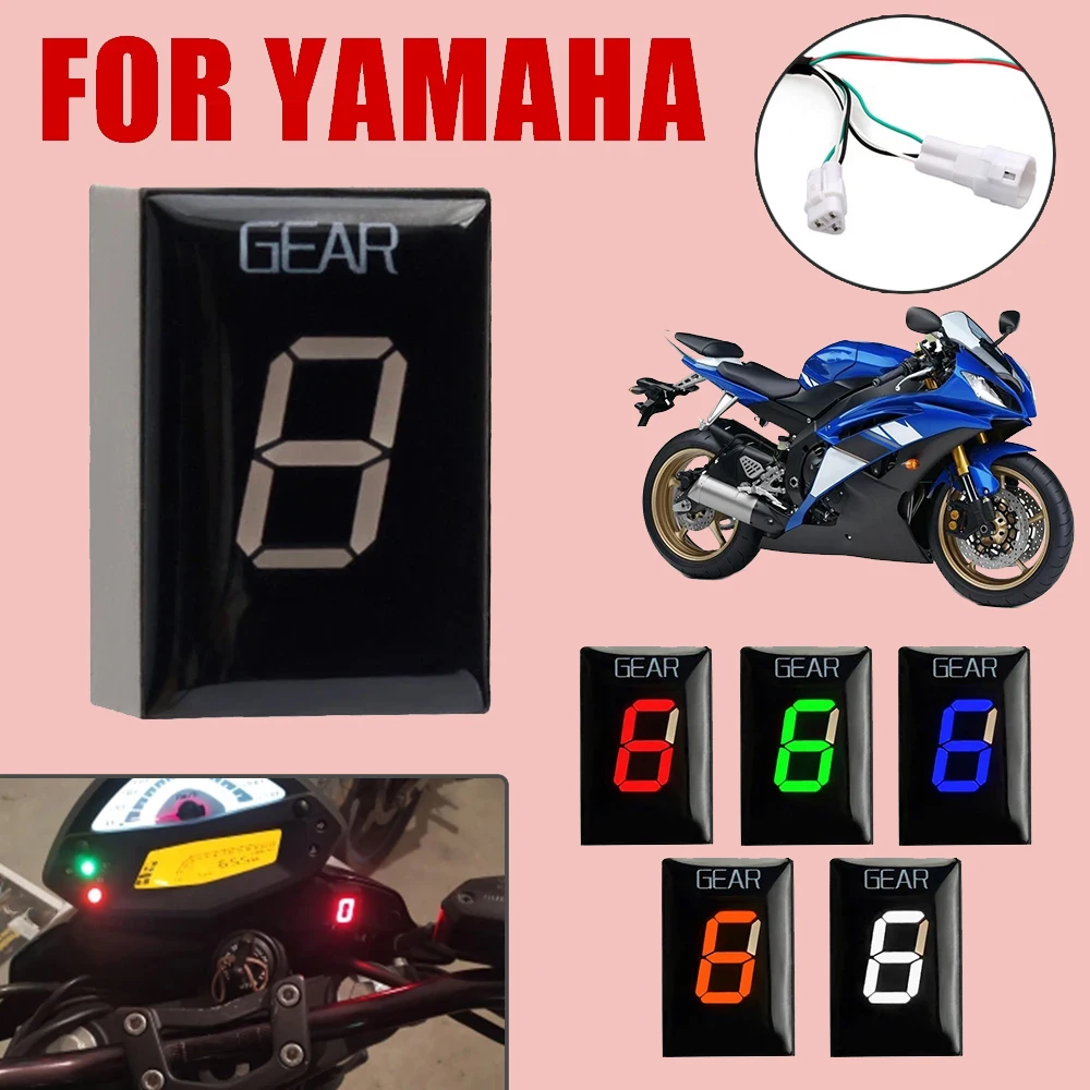 

Gear Indicator For Yamaha YZF-R1 R6 R6S XJ6 FZ1 FZ1N FZ8 FZS 1000 Fazer TDM 900 FZ400 Motorcycle Accessories Speed Display Meter