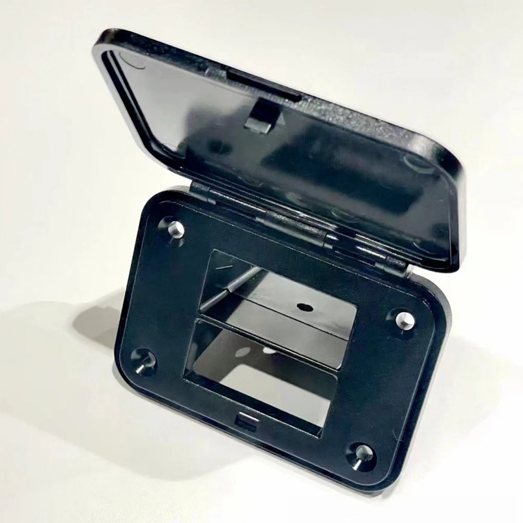 Flame Retardant Fixing Bracket For Double Panel Base Yachts 50A Double Flush Mount For Anderson Plug Waterproof Pad Grey