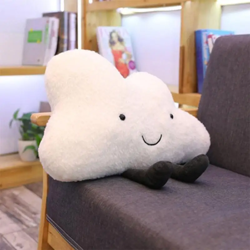 76HF 10/19in Handgemaakte Rugkussen Nieuwigheid Auto Fauteuil Ornament Kinderen Meisjes Gunsten